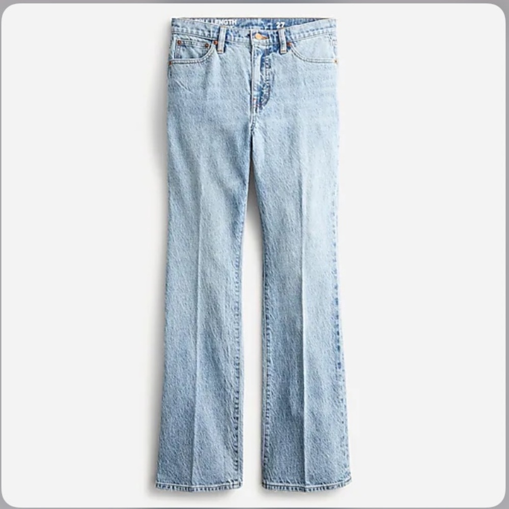 NWT J. Crew Full-length Demi-Boot Jeans 31 - Picture 1 of 13